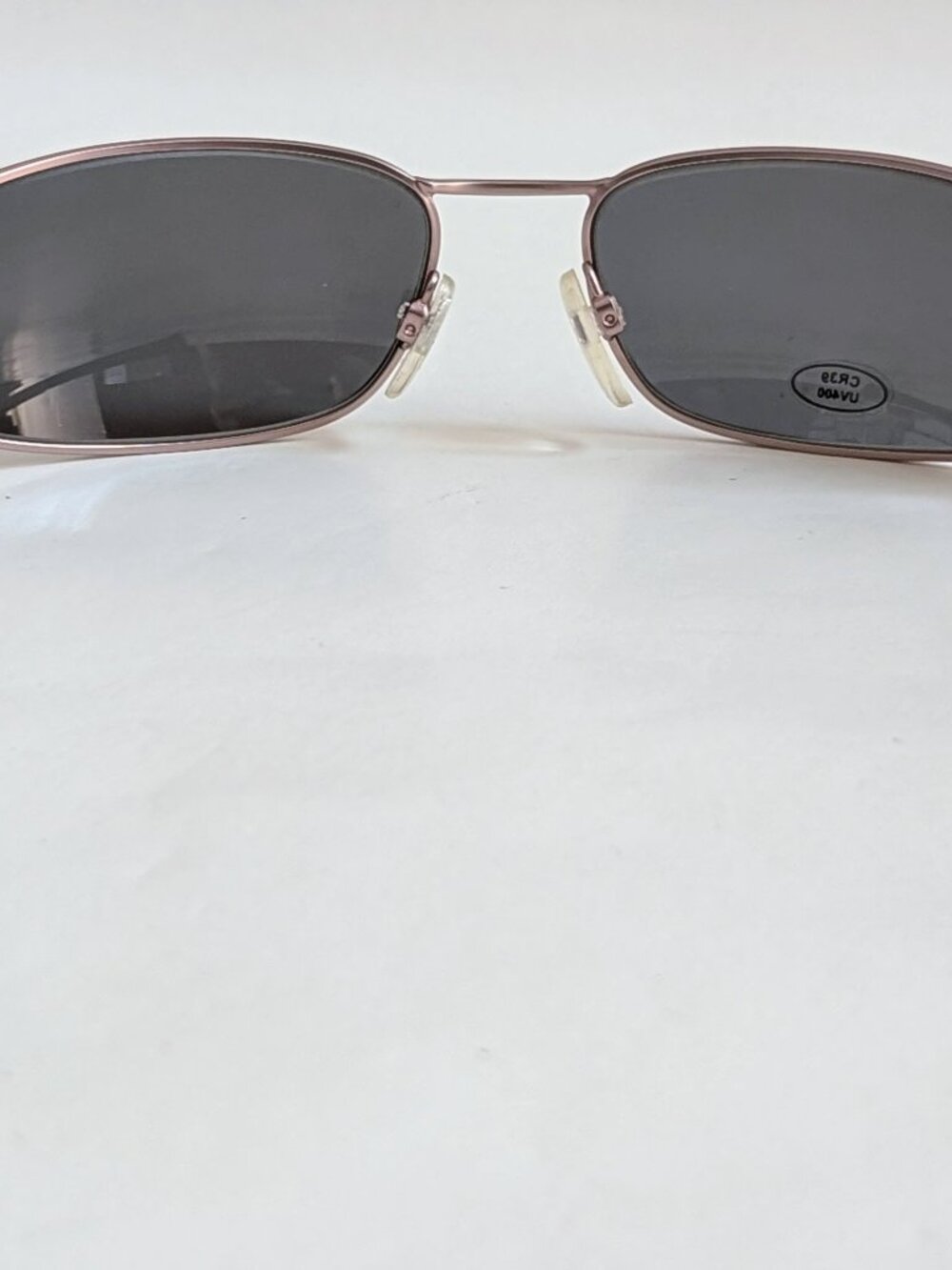 NWT Vintage 90's Large Rectangle Metal Designer Sport Sunglasses (M. Pink) - Picture 4 of 5